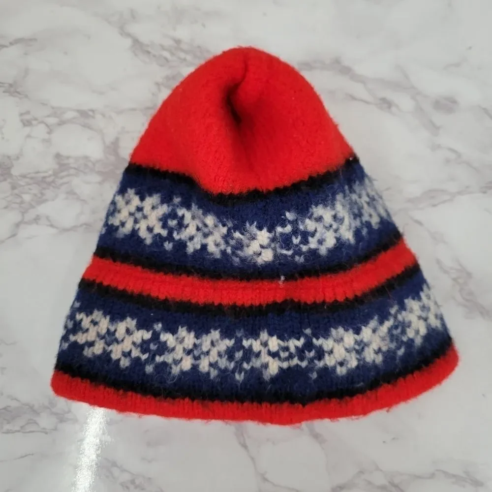 Knit Impressions Vintage Wool Beanie Toboggan Youth Toddler Size